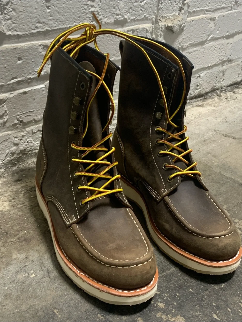 NWOB Rock Rooster Mantua 8” MENS Soft Toe Work Boots - 11.5 MENS - Picture 2 of 16